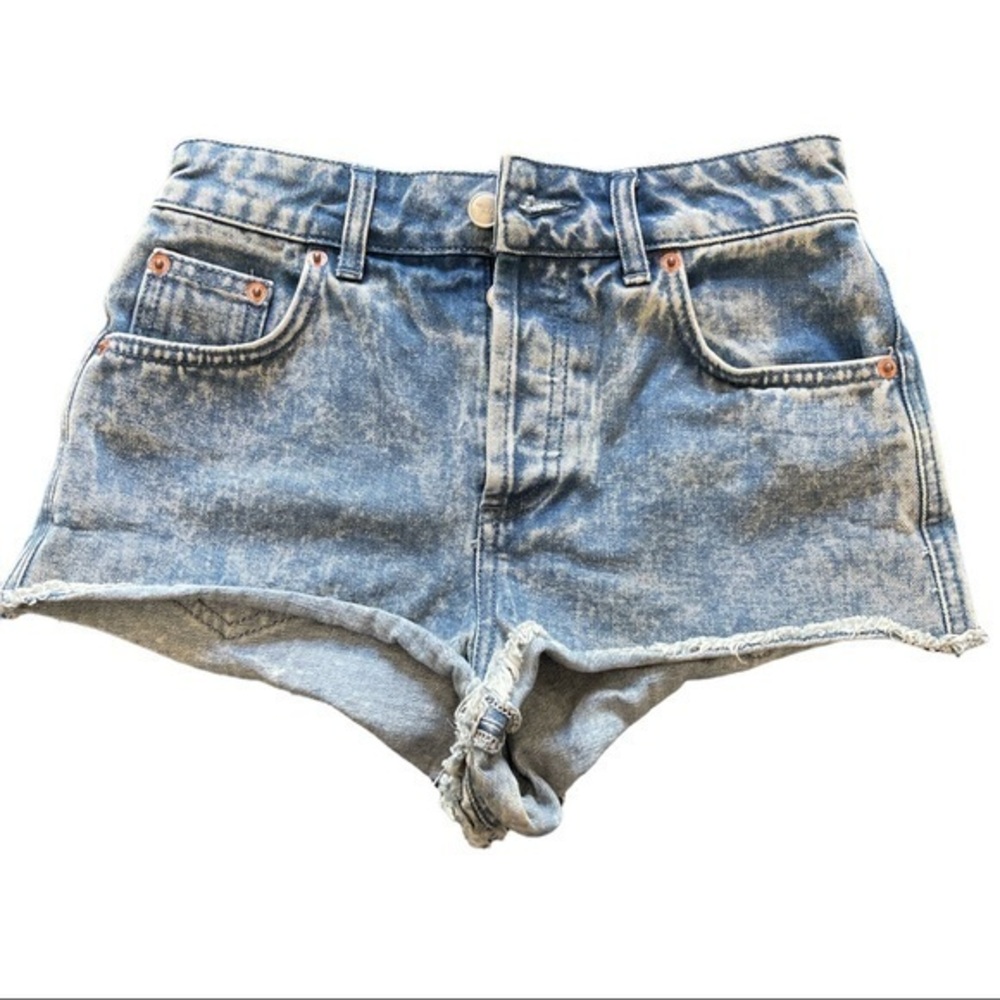 Topshop Denim Blue Washed Jeans Size 0 EUC #5787